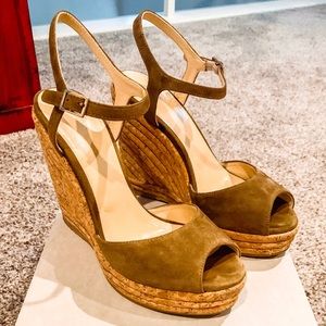 Jimmy Choo Olive Wedges
